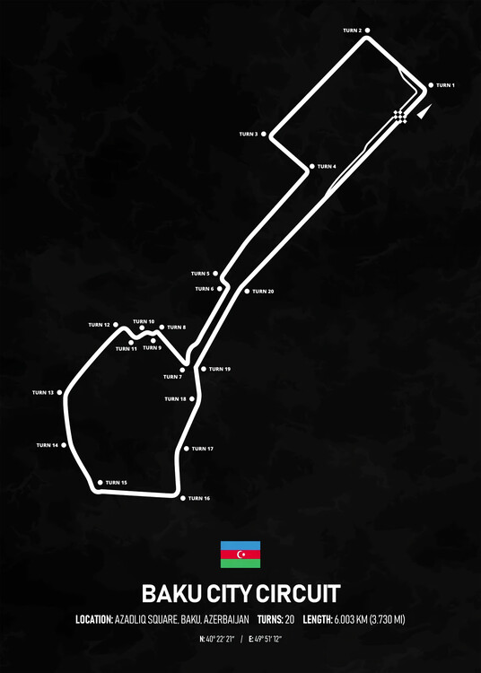 Poster Baku City Circuit