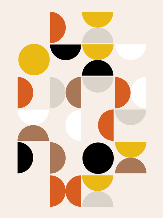 Canvas Print Mid-century pattern II