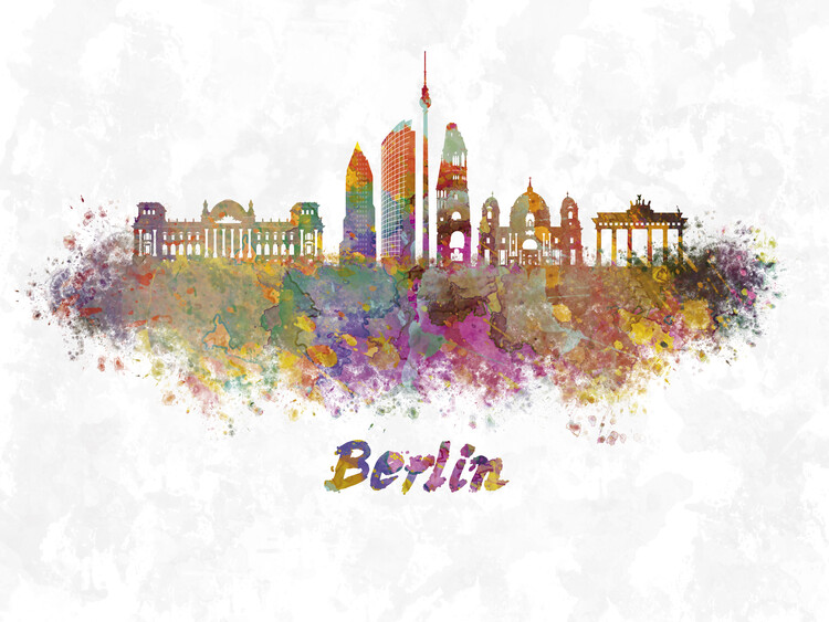 Poster Berlin skyline