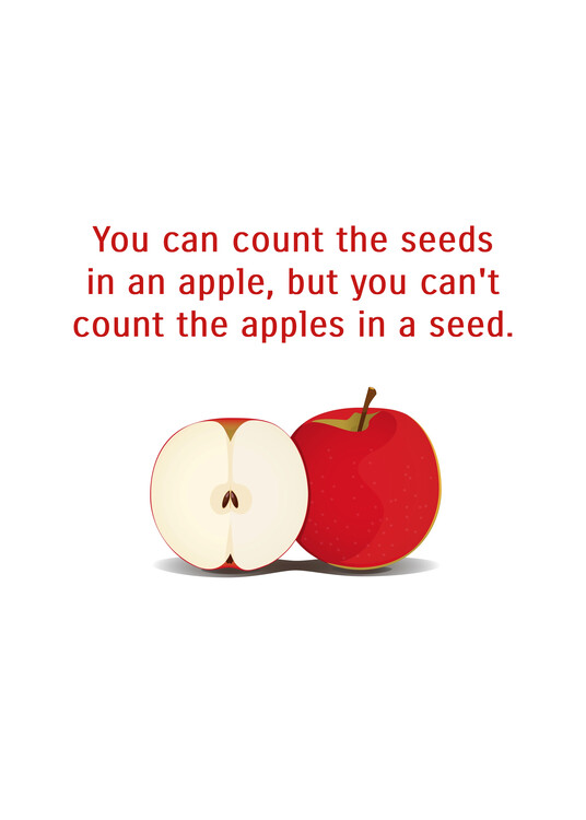 Plakát Apple Seed Potential
