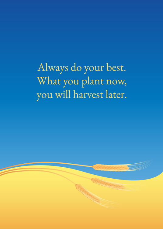 Plakát Always Do Your Best