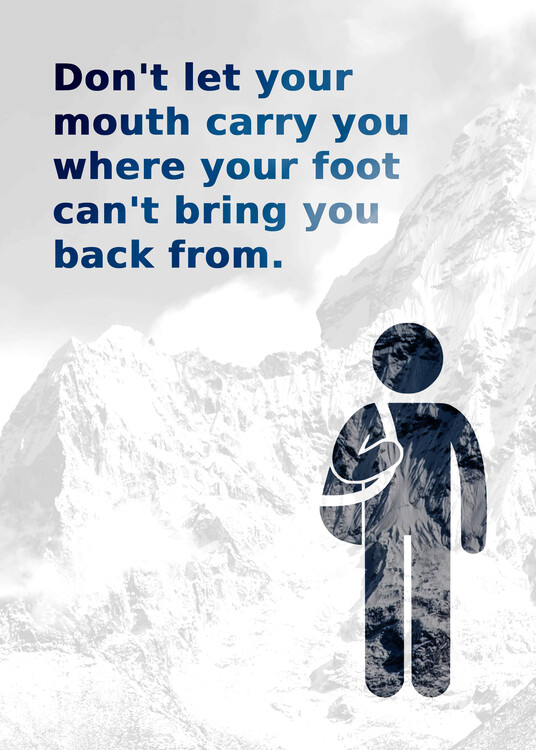 Plakát Bahamian Proverb