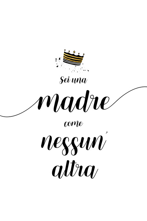 Poster You are a mother like no other - Italian