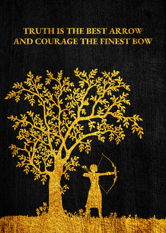 Plakát Arrow of Truth and Bow of Courage