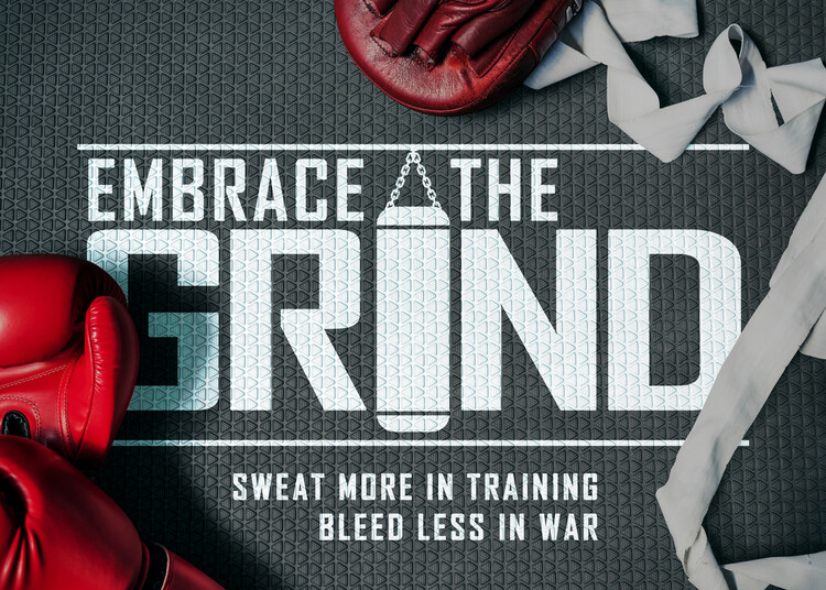 Plakát Embrace the Grind