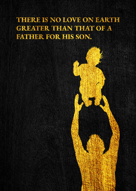 Plakát Father and Son Love