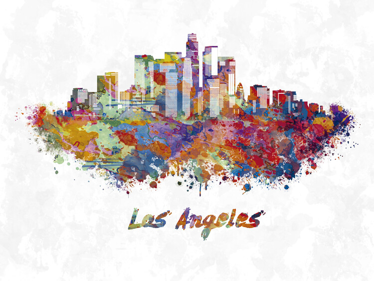 Плакат Los Angeles skyline
