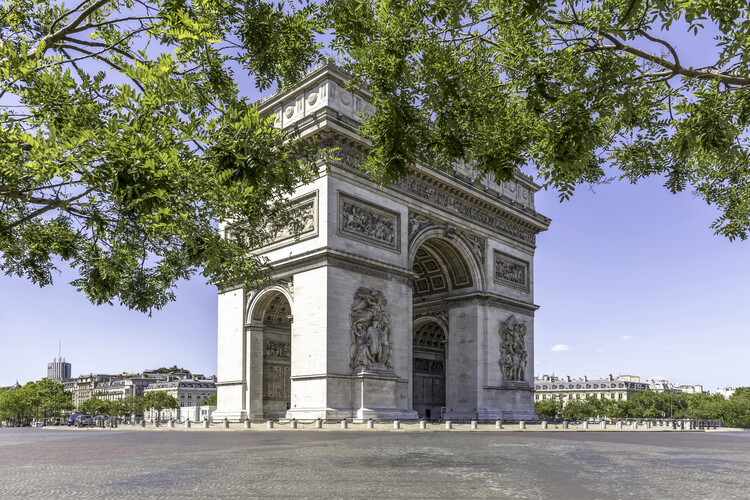 Poster Arc De Triomphe In Summer