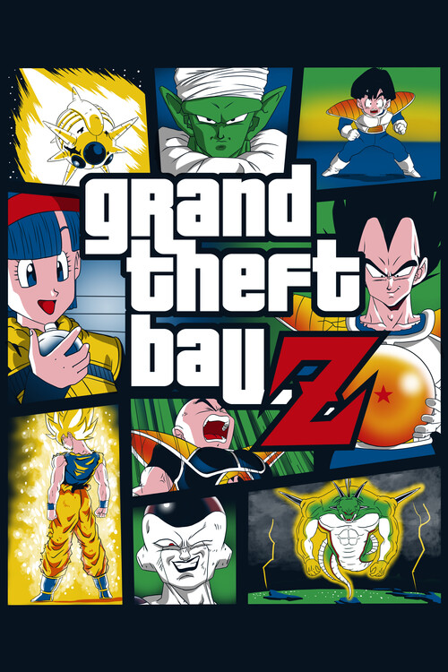 Poster Grand theft Ball Z