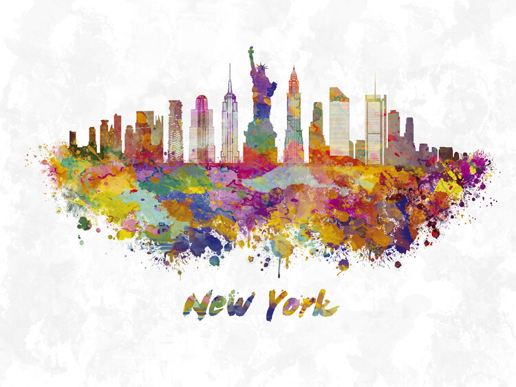 Poster New York skyline