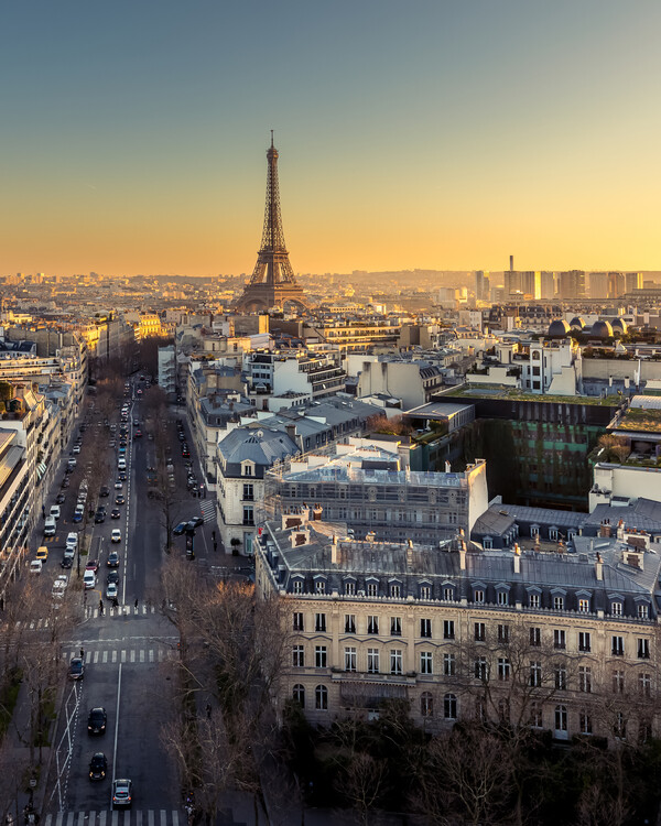 Poster Eiffel At Dusk