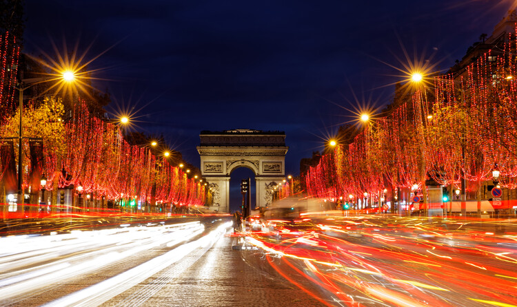 Poster Paris In Red