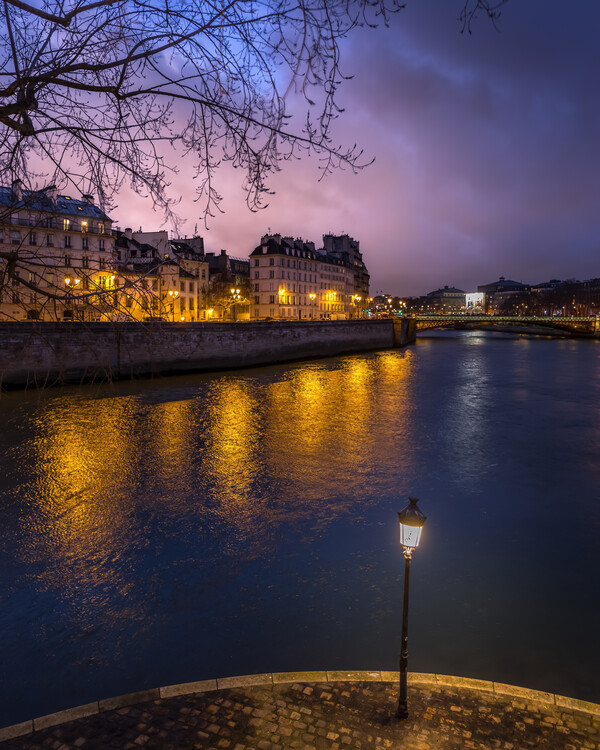 Poster Paris At Dusk