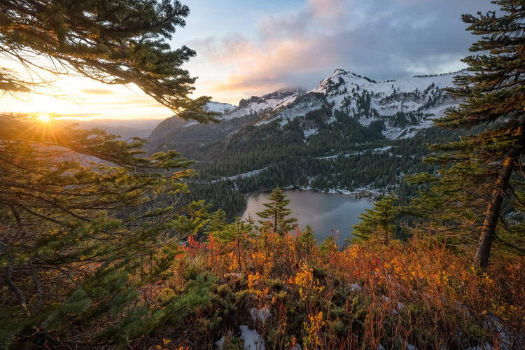 Juliste Fall At Louise Lake