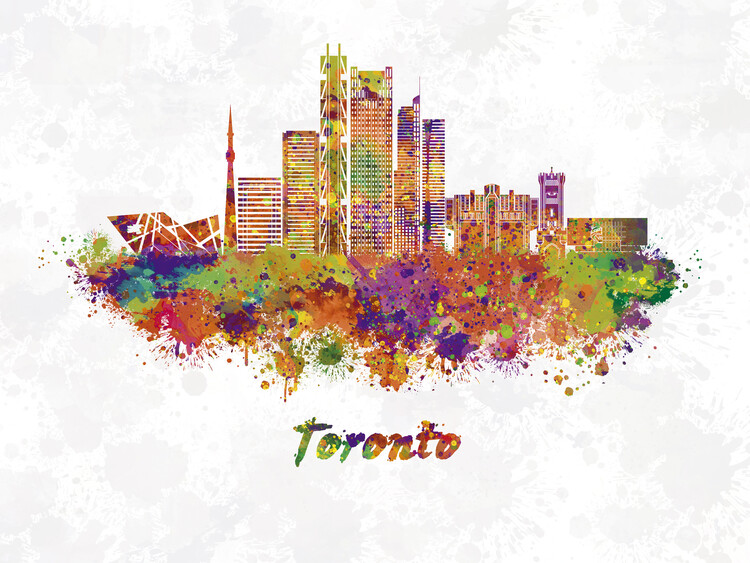 Poster Toronto skyline