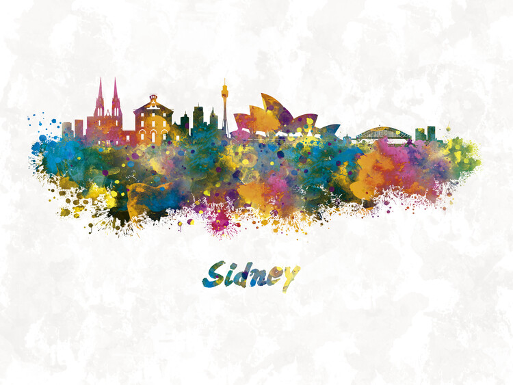 Poster Sidney skyline