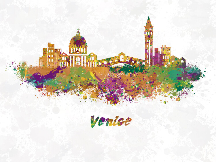 Poster Venice skyline