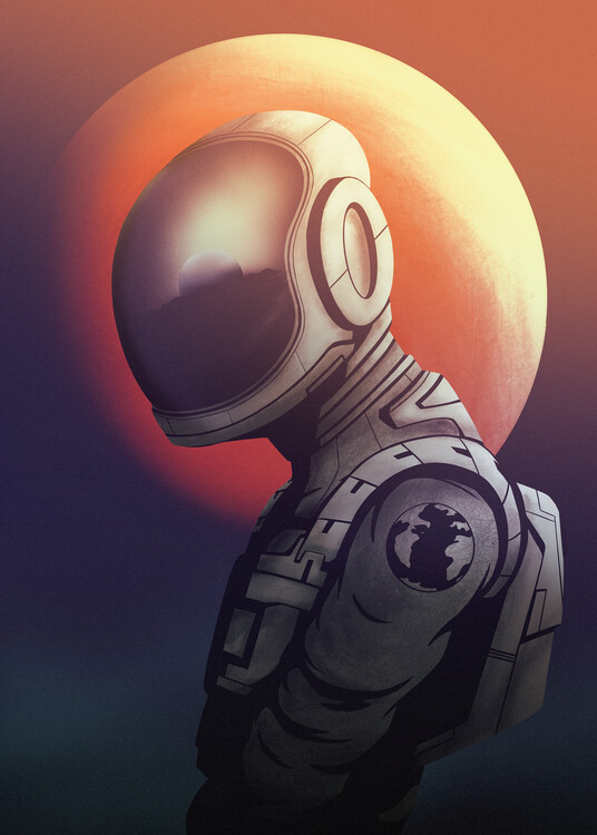 Плакат Alien Astronaut