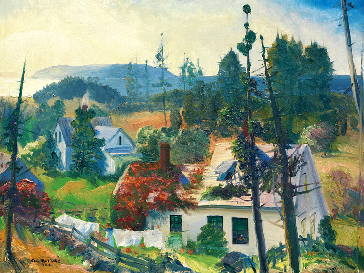 Canvas Print The Red Vine (Matinicus Island) - George Wesley Bellows