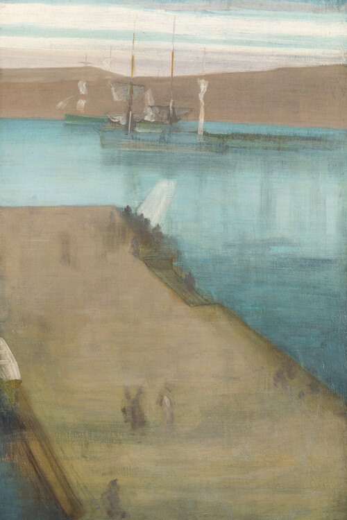 Poster Valparaiso Harbour (Vintage Seaside) - James McNeill Whistler