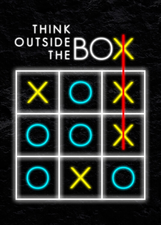Plakát Think Outside the Box