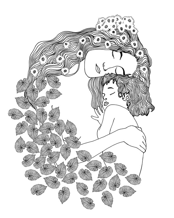 Poster Mother and child II