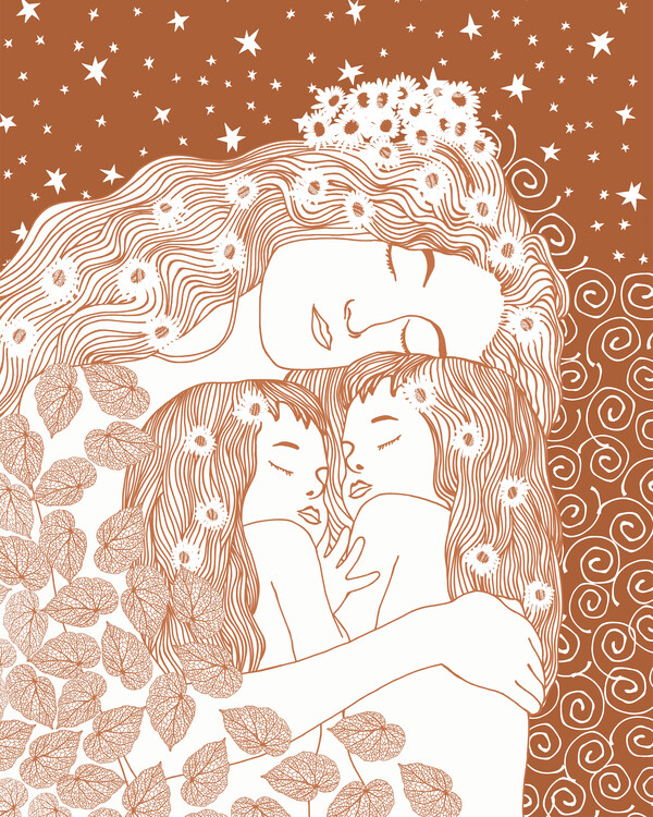 Poster Mother and daughters