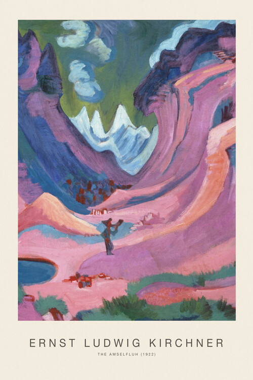 Póster The Amselfluh (Special Edition Landscape) - Ernst Ludwig Kirchner