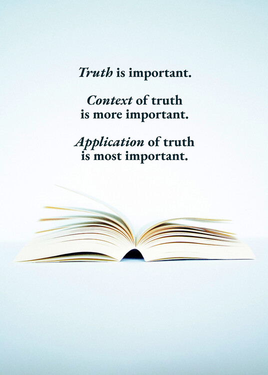 Plakát Truth Is Important