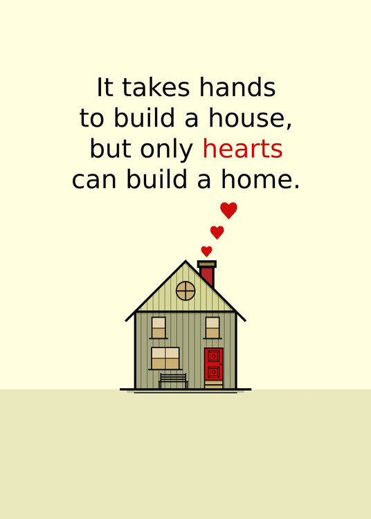Plakát Hearts Build Homes