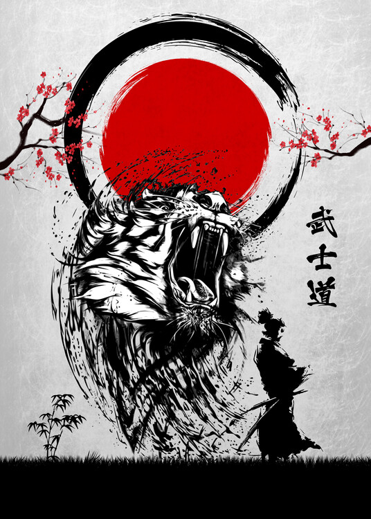 Poster Samurai Tiger