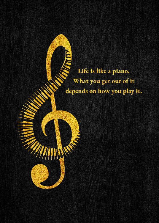 Poster Life and Piano
