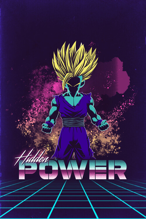 Poster Retro hidden power
