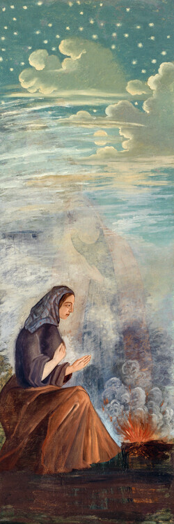 Poster The Four Seasons (Winter) - Paul Cézanne