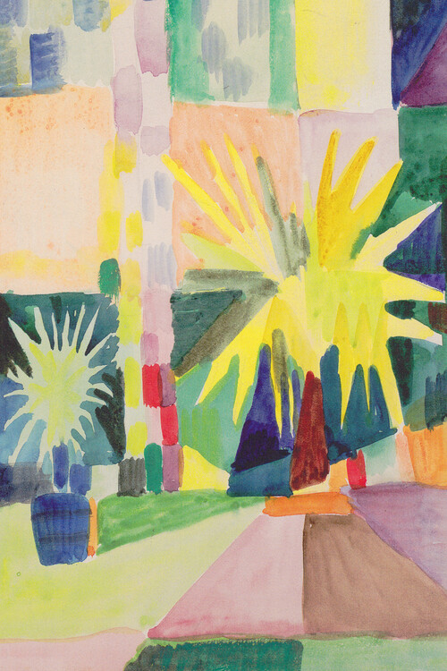 Plakat Garden at Lake Thun