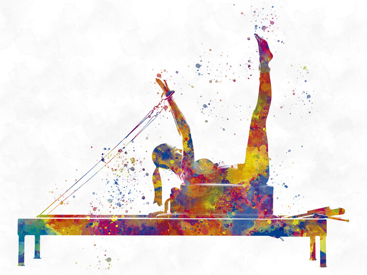 Canvas Print gymnastics exercise