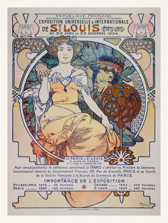 Poster Universal And International Exhibition Of St. Louis