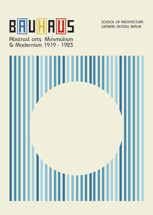 Plakát Bauhaus Abstract Art