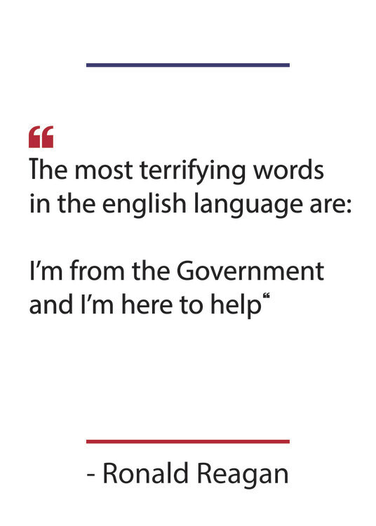 Poster Ronald Reagan Quote