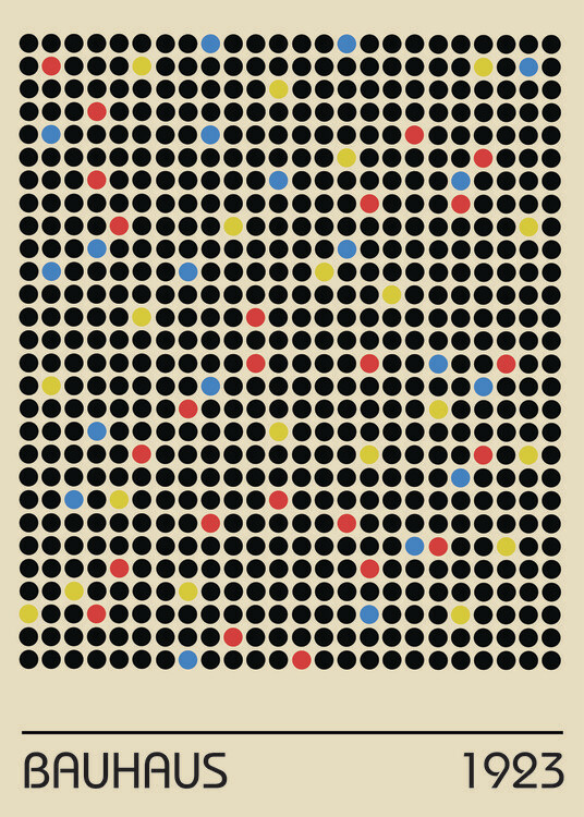 Poster Bauhaus 1923