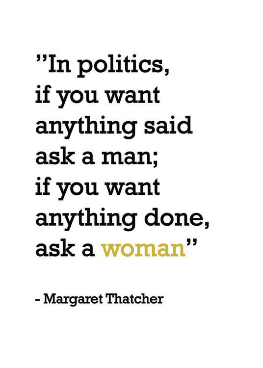 Poster Margaret Thatcher Quote