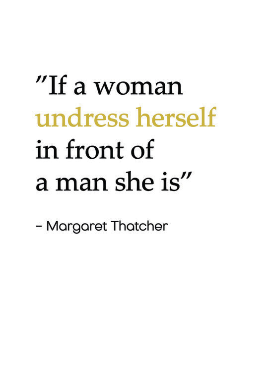 Poster Margaret Thatcher Quote