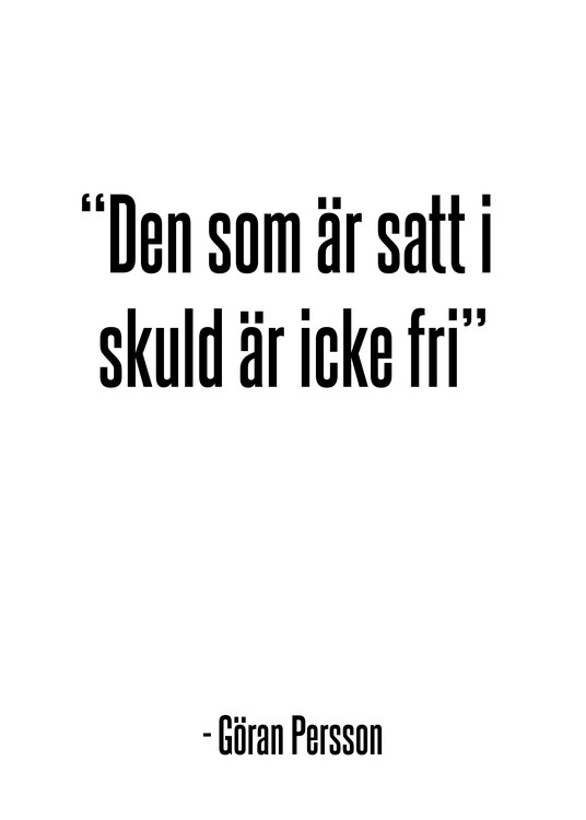 Poster Göran Persson Citat