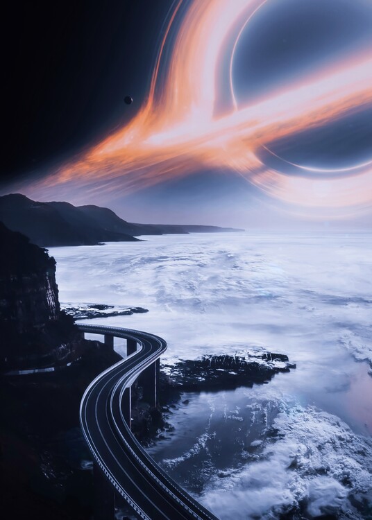 Poster Road to Earth Black Hole