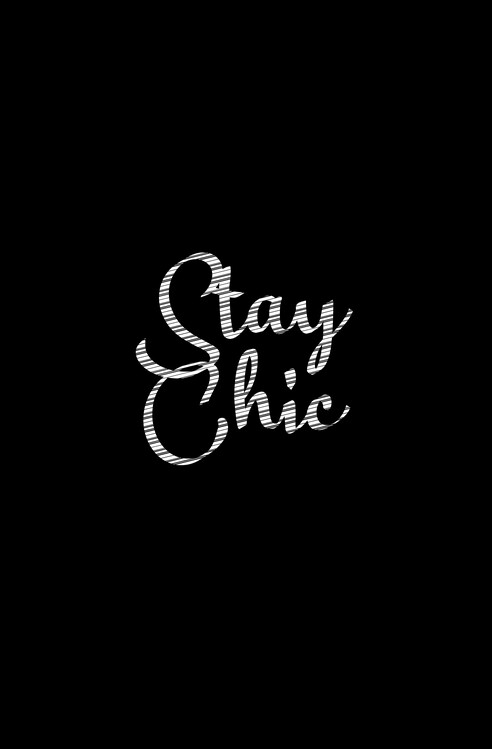 Плакат Stay chic