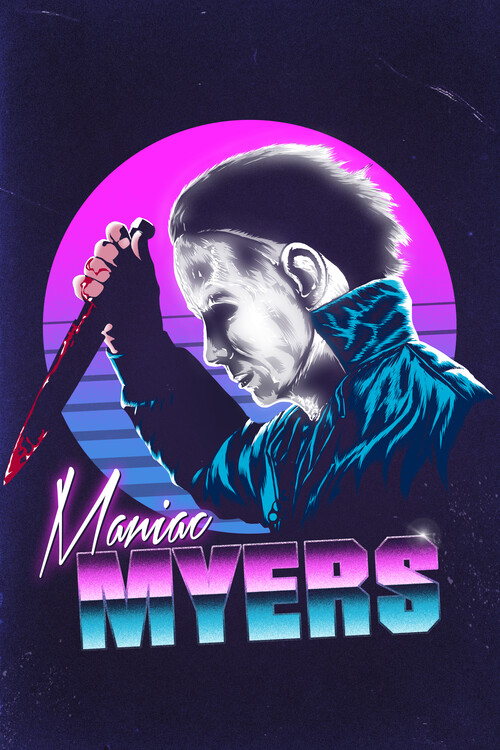 Poster Knife in retro