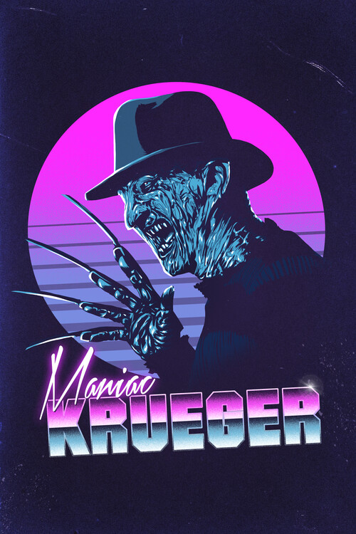 Plakat Nightmare in retro