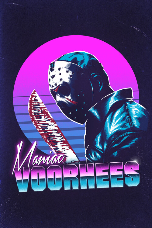 Plakat Machete in retro
