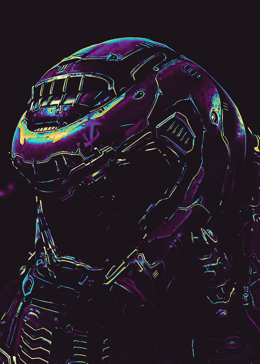 Poster Helmet War Game