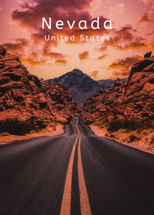 Poster Nevada United States of America
